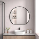 miroir de maquillage avec rangement muraux en métal