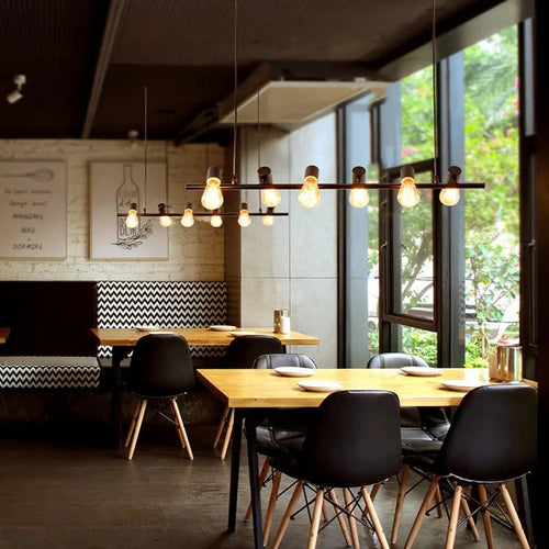 lustre industriel américain pour bar restaurant ou salon