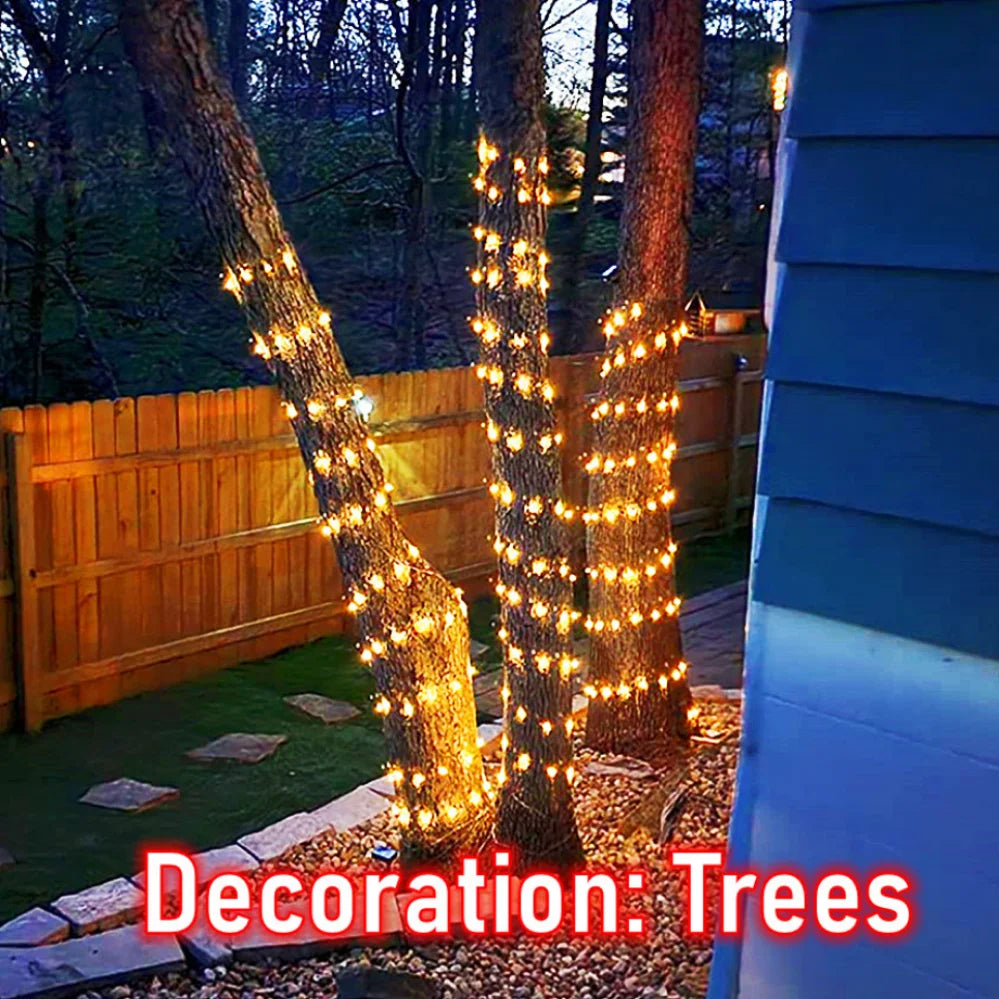 guirlande lumineuse led usb étanche pour décorations de fête - vue 6 sur 14