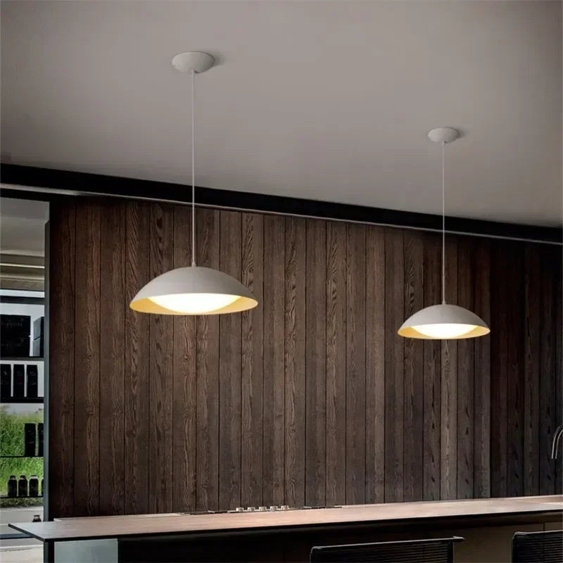 Moderne Pendelleuchte aus minimalistischem Eisen für den Innenbereich - vue 5 sur 10