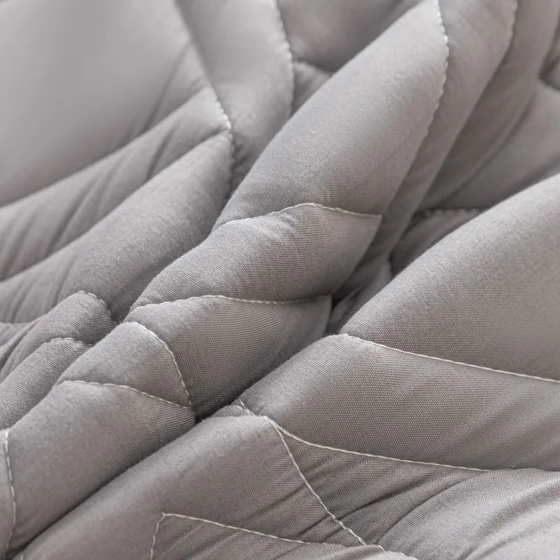 literie matelassée en coton de soja pour lit doux - vue 6 sur 10