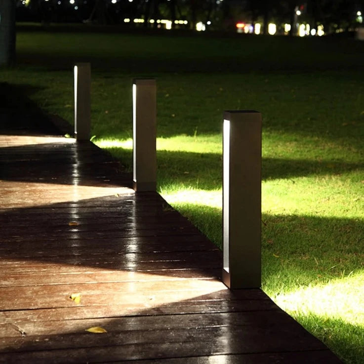 lampadaire led étanche pour éclairage extérieur de jardin - vue 6 sur 10