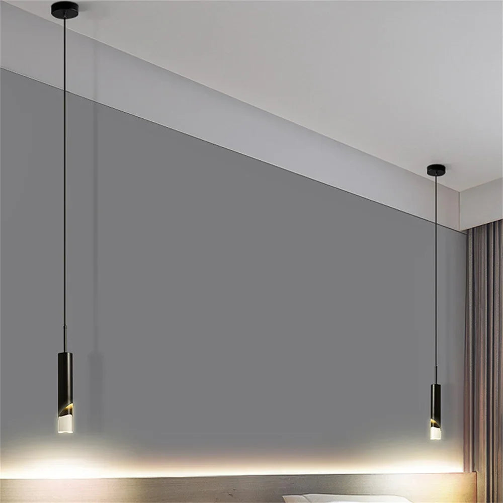 Lamp Modern Adjustable LED Pendant Light, Elegant Ceiling Hanging LED Light Fixture For Kitchen Island Living Room Bedroom - vue 7 sur 8