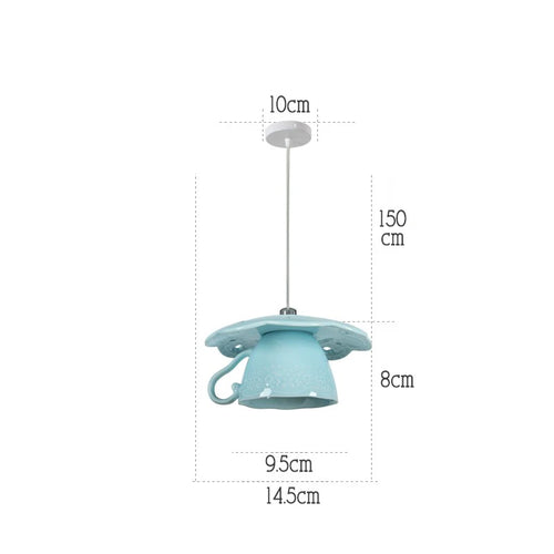 Moderne LED-Pendelleuchte aus Keramik in Teekannenform für die Küche - vue 16 sur 30