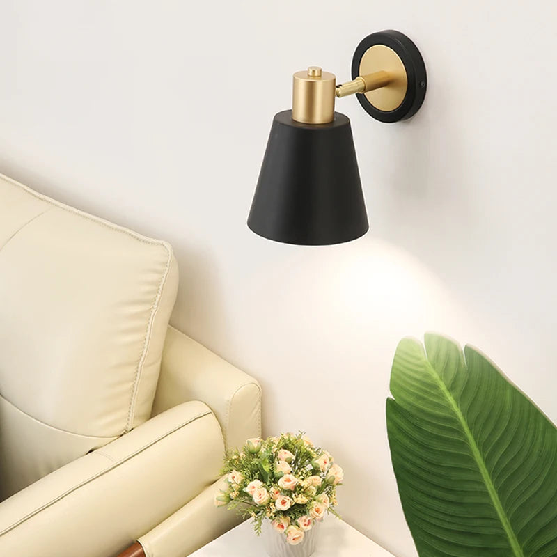 Applique murale LED lumière chambre chevet appliques salon étude couloir maison applique moderne Simple décoration de la maison luminaire - vue 4 sur 10