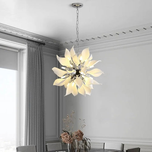 lustre moderne led nordique simple brillant pour hôtel villa
