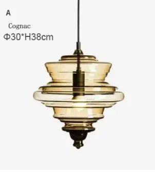 lustre nordique en verre pour un éclairage décoratif élégant - vue 13 sur 15