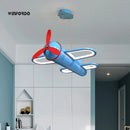 lustre led moderne en forme d'avion pour bébé garçon