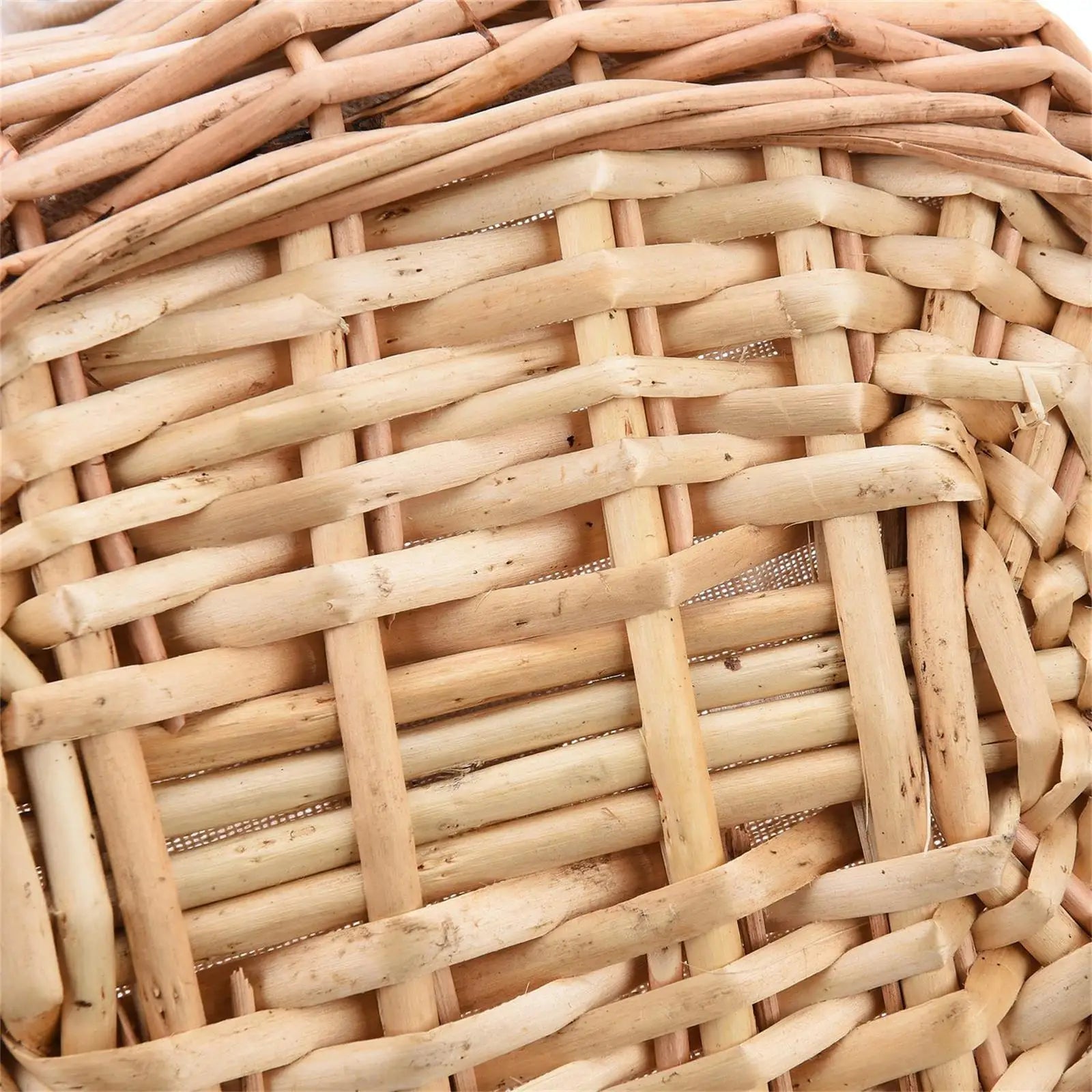 panier de pique-nique en osier grand modèle avec poignée décoratif et pratique - vue 6 sur 8