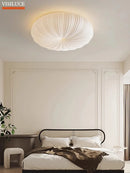 Moderne LED-Deckenleuchte mit Kürbis-Lampenschirm, dimmbar