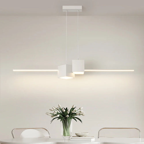 Minimalistischer LED-Kronleuchter für moderne Innenbeleuchtung - vue 4 sur 10