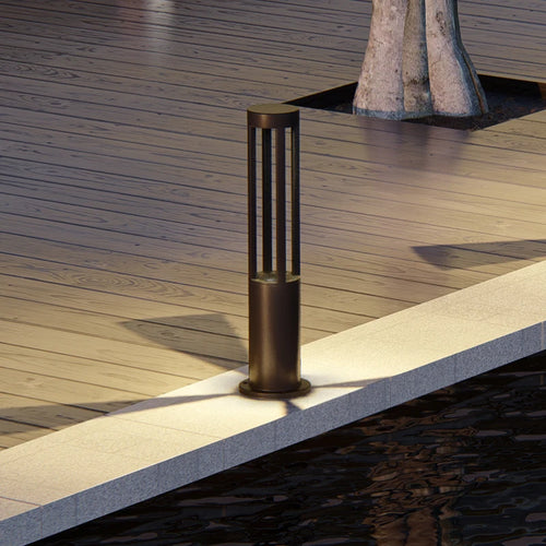 Moderne LED-Gartenleuchte aus Aluminium, wasserdicht für den Außenbereich - vue 5 sur 21