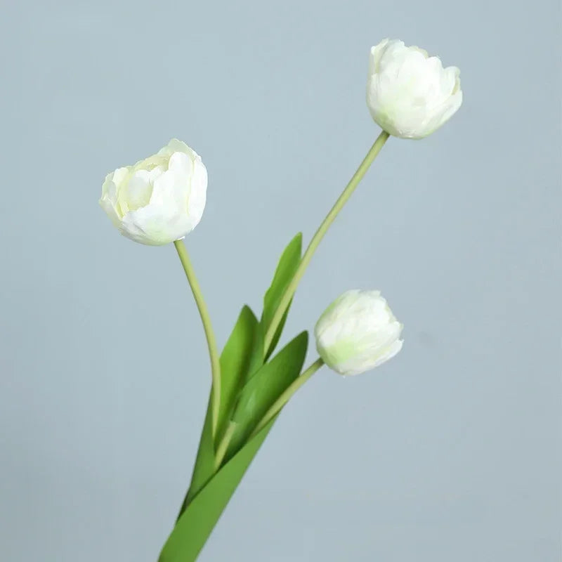 fleurs artificielles tulipes en soie décoratives pour toutes occasions - vue 12 sur 13