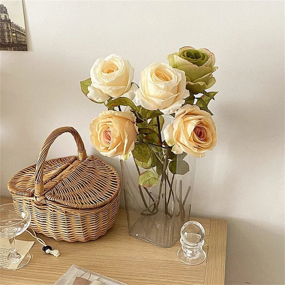 fleurs en tissu de soie pour décorations florales et bouquets - vue 7 sur 19