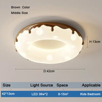 LED-Deckenleuchte Design Minimalistisch Dekorative Donut-Form