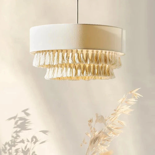 Kronleuchter Boho Wabi Sabi im nordischen Stil handgefertigt