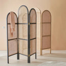 paravent en rotin pliable de style japonais mobile