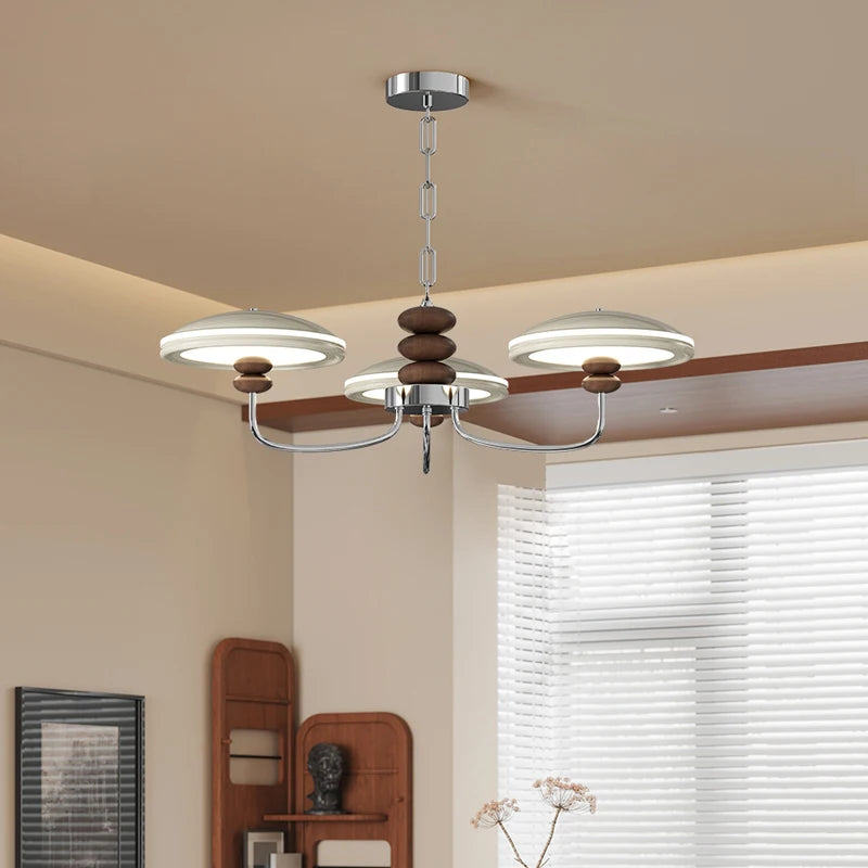 lustre rétro haut de gamme en coque d'oeuf américain style médiéval - vue 7 sur 8
