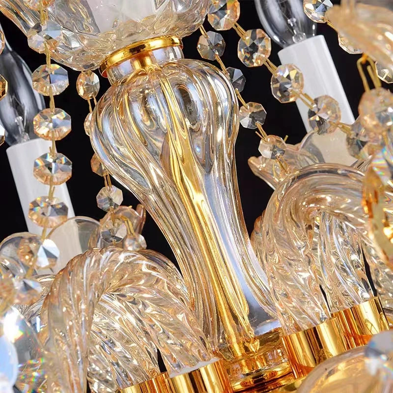 lampe de table en cristal de luxe pour décoration intérieure - vue 5 sur 6