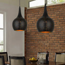 Suspension led industriel rétro art décoratif
