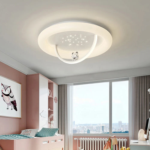 Niedliche Sternenbär-Deckenleuchte für das Kinderzimmer – romantisch - vue 3 sur 10