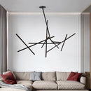 lustre post-moderne créatif personnalité nordique led forme branche