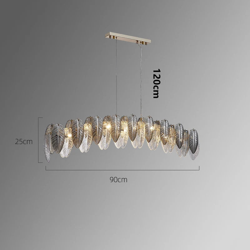 Runder LED-Kronleuchter Design Luxus