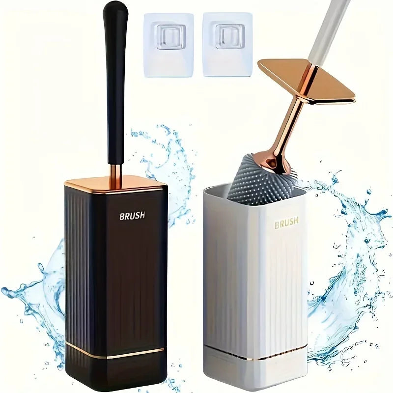 brosse de nettoyage 360 degrés en silicone sans impasses - vue 2 sur 10