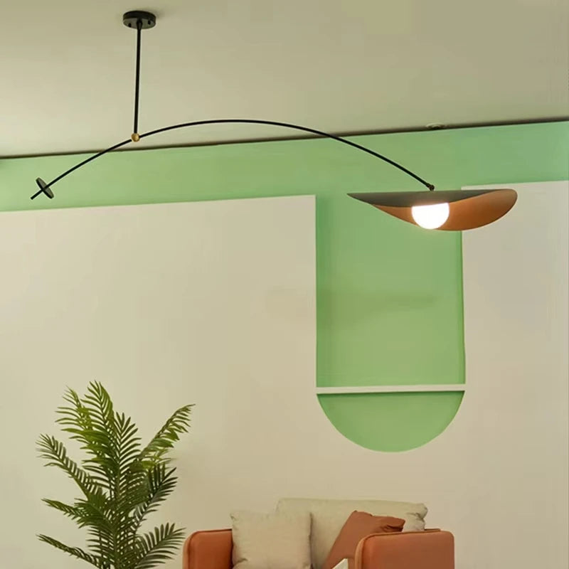 Lampadaire LED créatif et réglable au design nordique moderne - vue 5 sur 14
