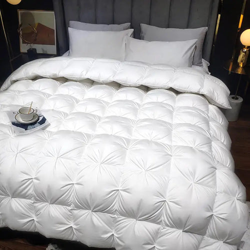 couette chaude d'hiver en duvet d'oie pour un confort optimal