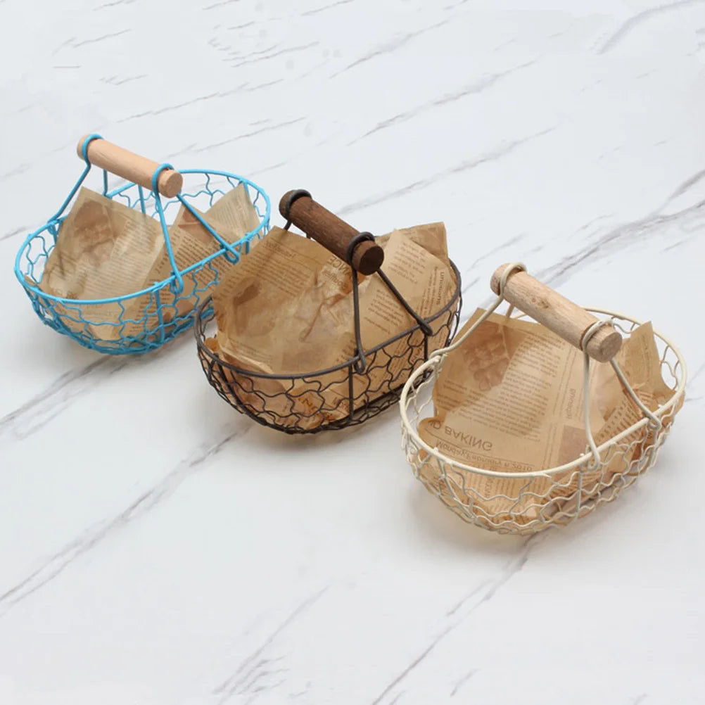 panier à œufs en métal support pour fruits et légumes - vue 5 sur 7