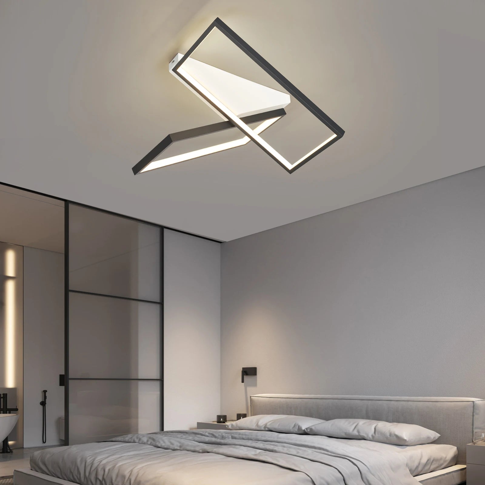 plafonnier à led moderne pour décoration intérieure élégante - vue 4 sur 10