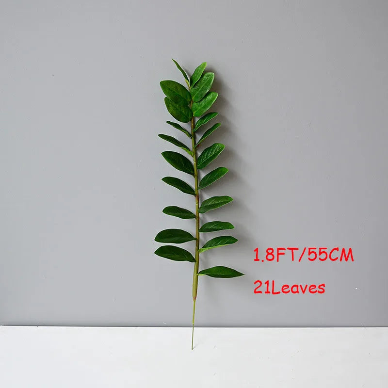 grandes branches artificielles de ficus pour décoration tropicale - vue 13 sur 15