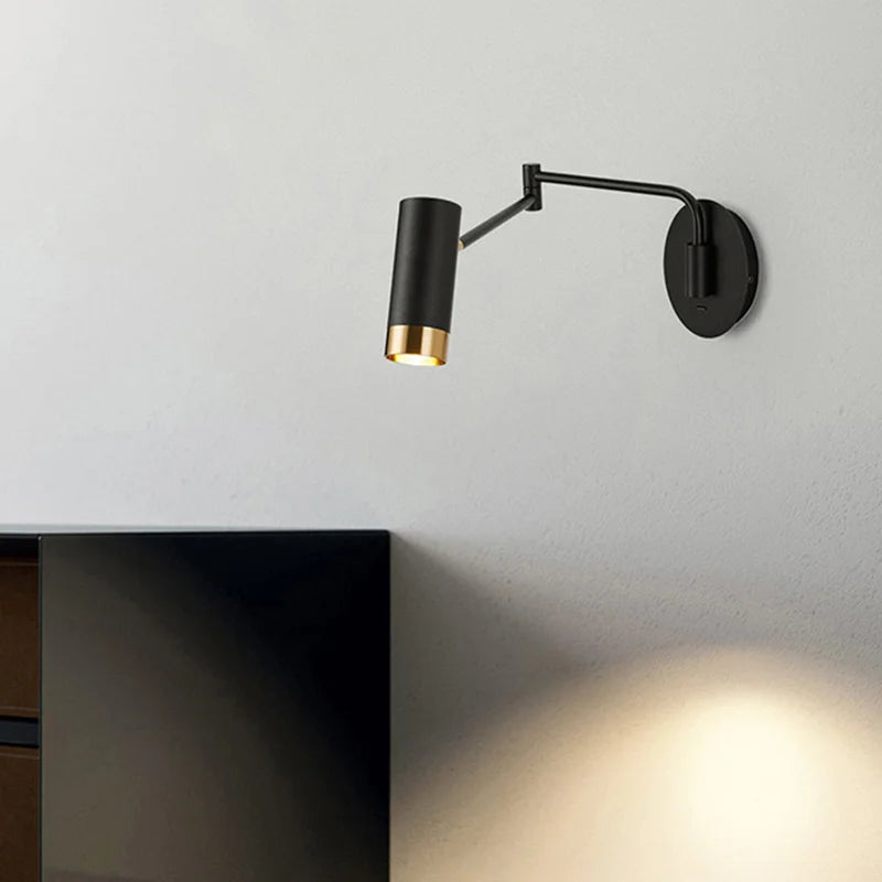 applique murale pliante pour lecture moderne avec bras pivotant - vue 5 sur 7