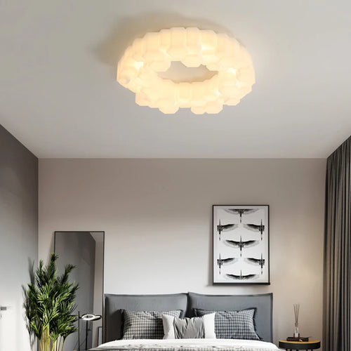 LED-Deckenleuchte in Wolkenform im nordischen, minimalistischen Design - vue 5 sur 8