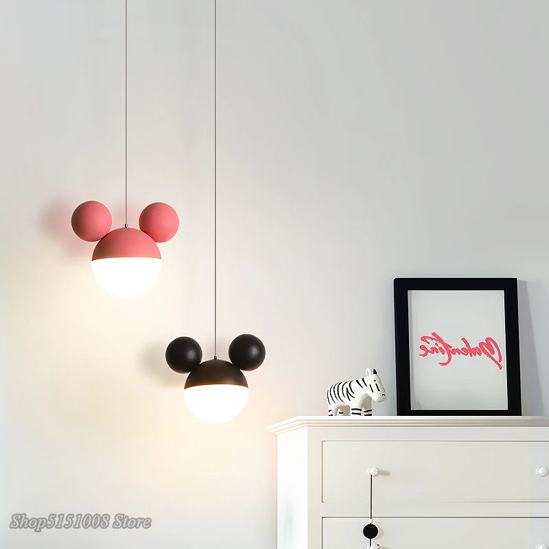 lampe led suspendue mickey pour soin des yeux enfant - vue 4 sur 8