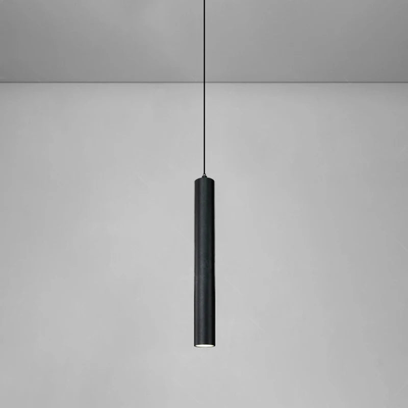 Moderne nordique suspension LED lampe Double tête suspension salle à manger 2m lampe suspendue tuyau Decora cylindre tuyau ligne lustre - vue 7 sur 8
