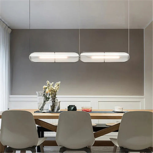 suspension led moderne réglable pour intérieur et décoration - vue 3 sur 12