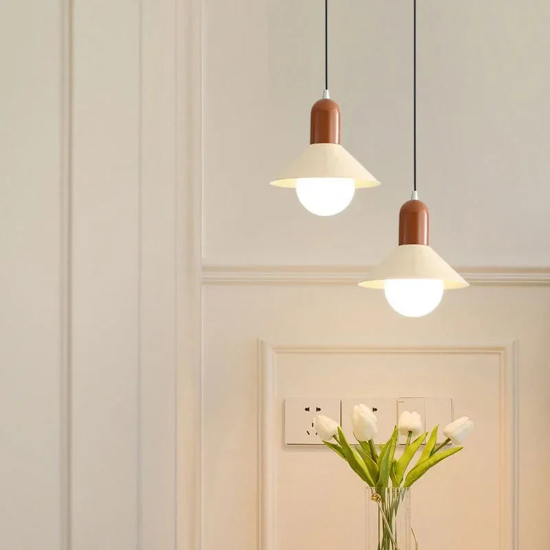 Minimalistischer LED-Kronleuchter im nordischen Stil für Bar und Restaurant - vue 5 sur 10