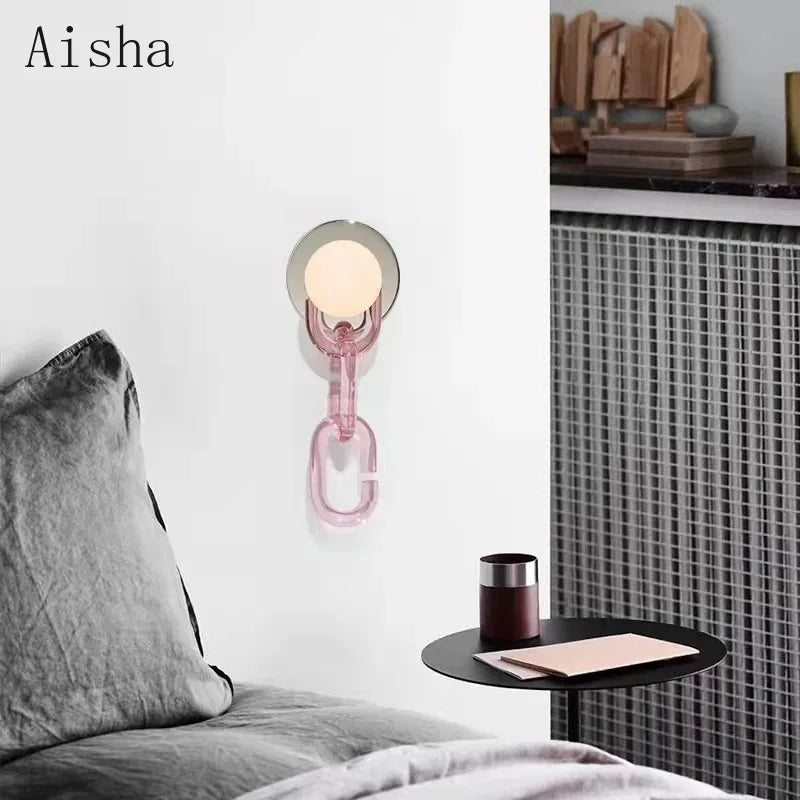 applique murale en verre boule pour décoration intérieure élégante - vue 5 sur 9
