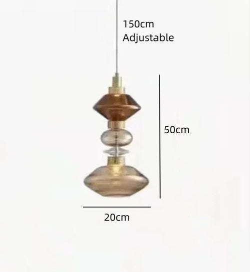 lustre moderne en cristal avec éclairage led pour décoration intérieure - vue 15 sur 14