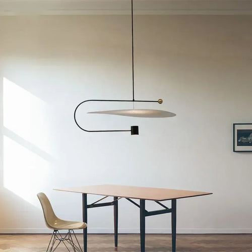 Minimalistischer nordischer Acryl-Kronleuchter für moderne Einrichtung - vue 6 sur 14