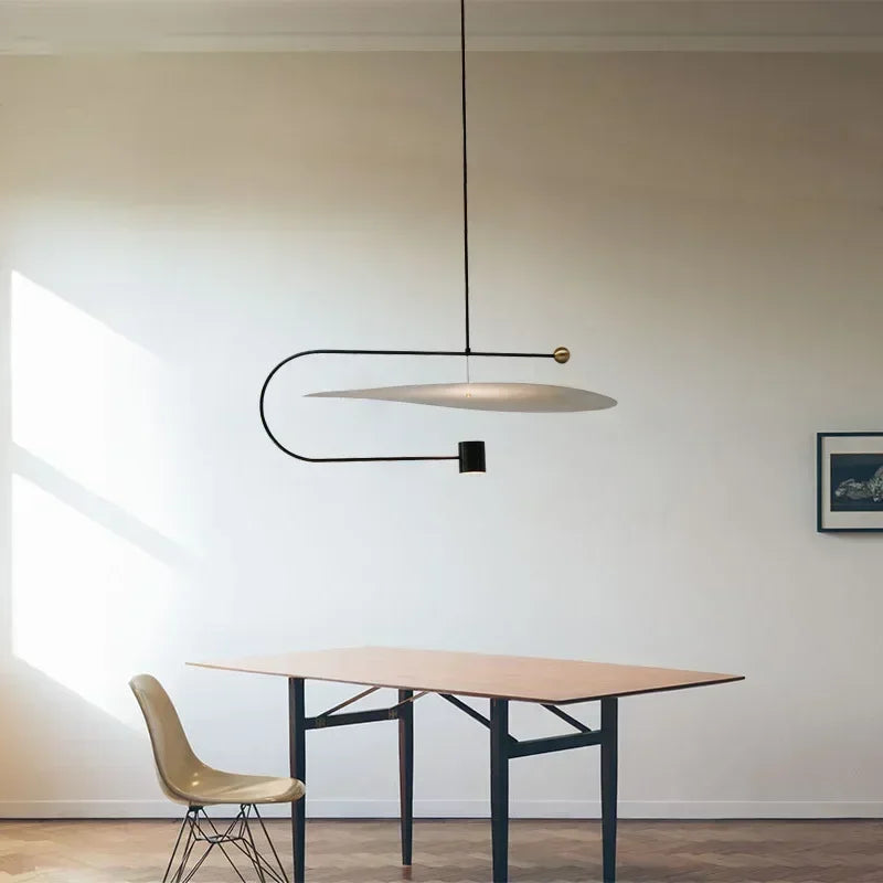 Minimalistischer nordischer Acryl-Kronleuchter für moderne Einrichtung - vue 5 sur 14
