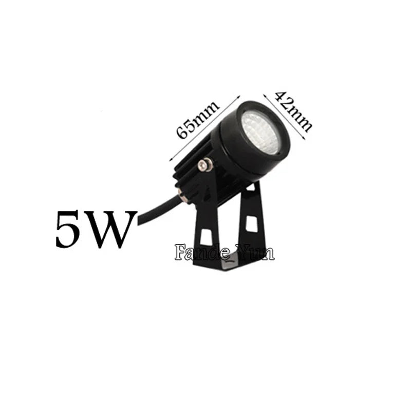 éclairage de jardin led étanche lampe de pelouse extérieure - vue 12 sur 14
