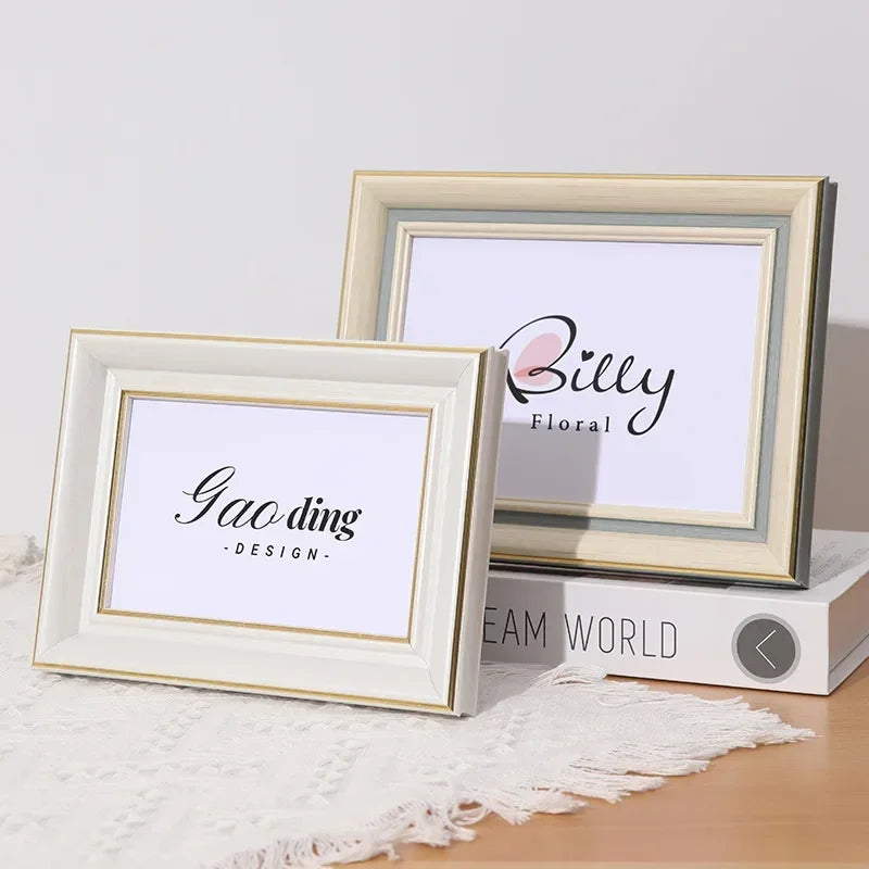 cadre photo en bois pour portraits de famille et mariage - vue 4 sur 10