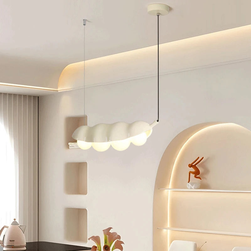 lustre en verre à pois créatifs avec fil réglable pour éclairage - vue 5 sur 15