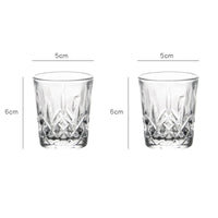 Verres whisky sculptes design original 50 70 100ml