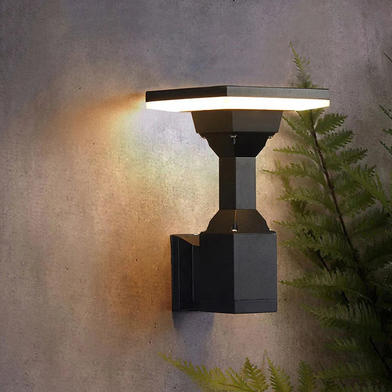 applique murale extérieure lampe de jardin étanche pour espaces résidentiels - vue 2 sur 8