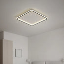 Ultraflache LED-Deckenleuchte mit quadratischem Panel für modernes Interieur