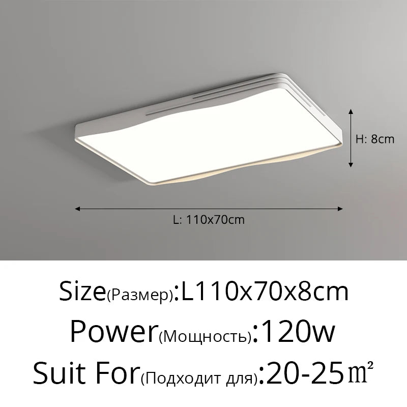 plafonniers led modernes pour éclairage intérieur élégant - vue 15 sur 14